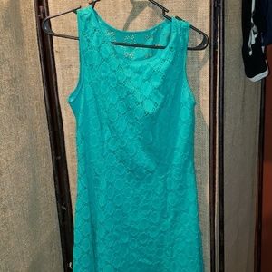 Jade Lace Pattern Dress